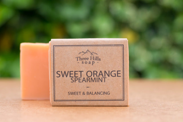 sweet orange spearmint soap