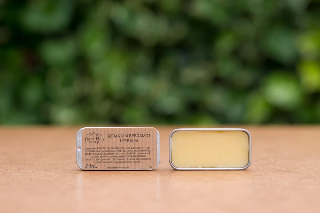 geranium bergamot lip balm